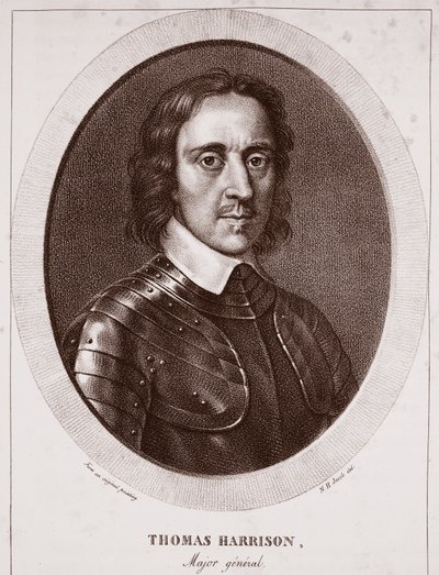 Generalmajor Thomas Harrison, tilskrevet N.H. Jacob, gravert av de Langlume av English School