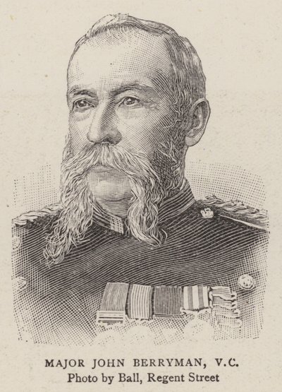 Major John Barryman, VC (gravering) av English School