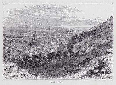 Malvern (gravering) av English School