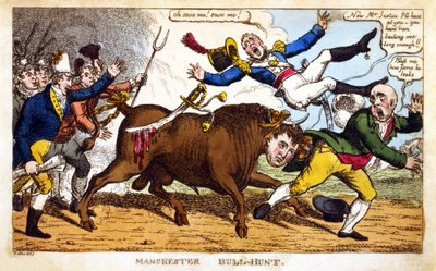 Manchester Bull-Hunt av English School