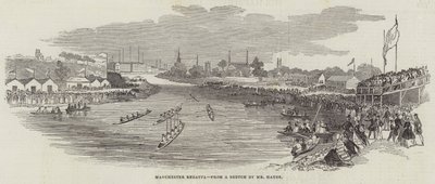 Manchester Regatta (gravering) av English School
