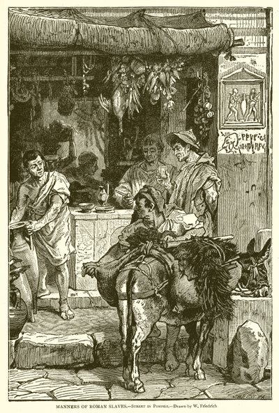Manners of Roman Slaves.--Gate i Pompeii av English School