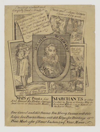 Kart og trykkeri, handelskort av English School