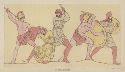 Marathon (farge litho) av English School