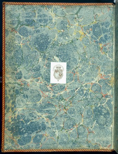 Marmor endepapir, 1950-tallet. av English School