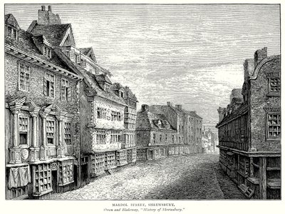 Mardol Street, Shrewsbury (gravering) av English School