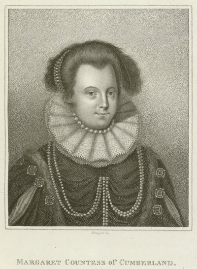 Margaret, grevinne av Cumberland (gravering) av English School