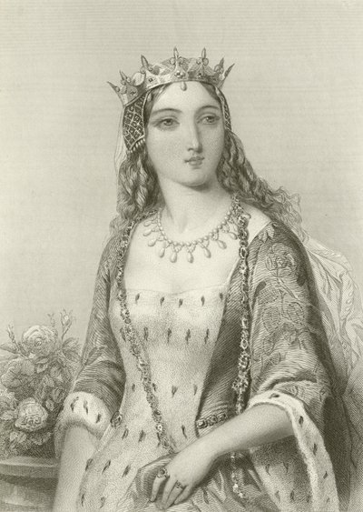 Margaret of Anjou, queen of king Henry VI av English School