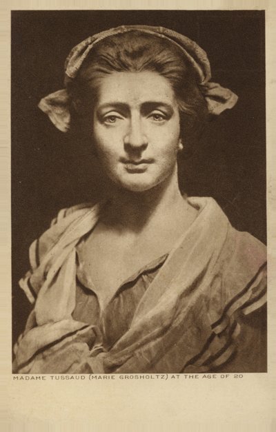 Marie Tussaud , fransk kunstner og voksskulptør (lito) av English School