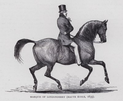 Marquis of Londonderry (gravering) av English School