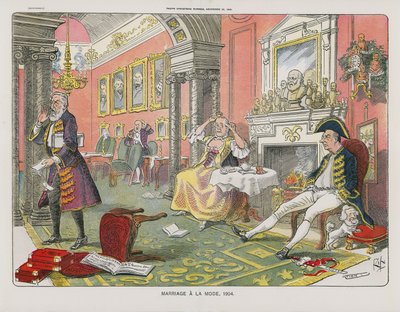 Ekteskap a la Mode, 1904 av English School