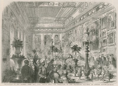 Ekteskap med Sir Robert Peel og Lady Emily Hay av English School