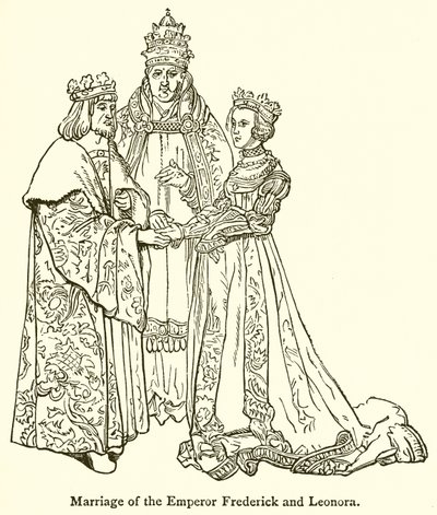 Ekteskap med keiser Frederick og Leonora av English School
