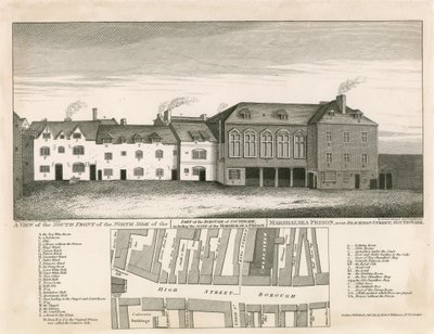 Marshalsea fengsel, London av English School