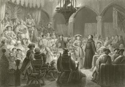 Martin Luther ved Diet of Worms av English School