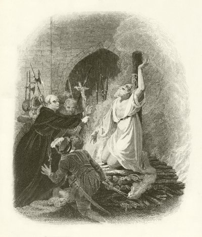 Martyrdøden til Cranmer av English School