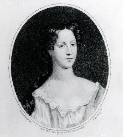 Mary Burwell, kone til Robert Walpole, trykk laget av W. Gardiner, 1802 (gravering) av English School