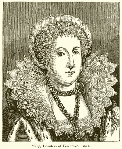 Mary, grevinne av Pembroke. 1621 av English School