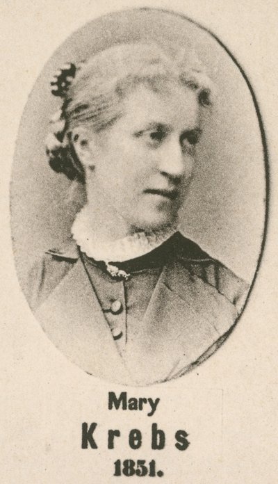 Mary Krebs (gravyr) av English School