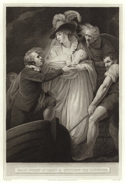 Mary Queen of James II forlater kongeriket av English School