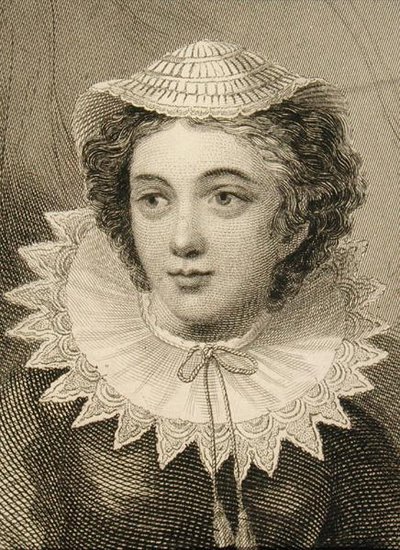 Mary, Queen of Scots (1542-87) (gravering) av English School