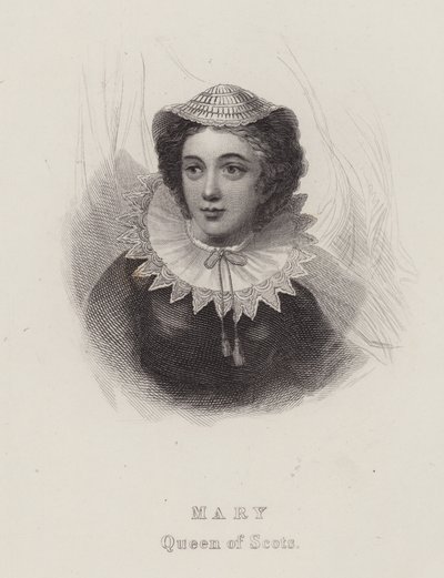 Mary, Queen of Scots (gravering) av English School