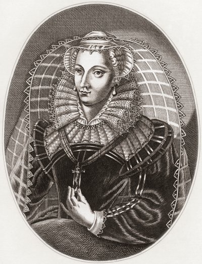 Mary, dronning av skottene av English School