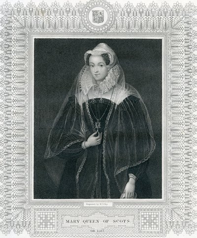 Mary Queen of Scots, 1800-tallet av English School