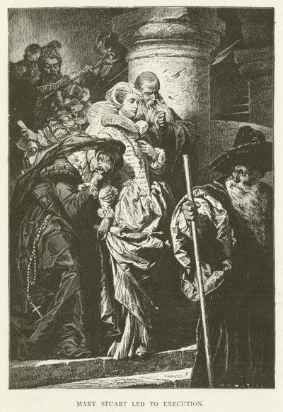 Mary Stuart ledet til henrettelse av English School