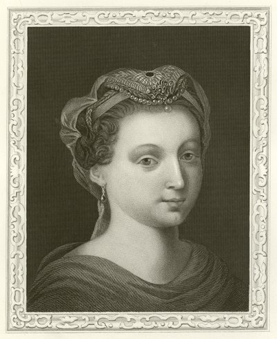Mary Stuart, dronning av Skottland av English School