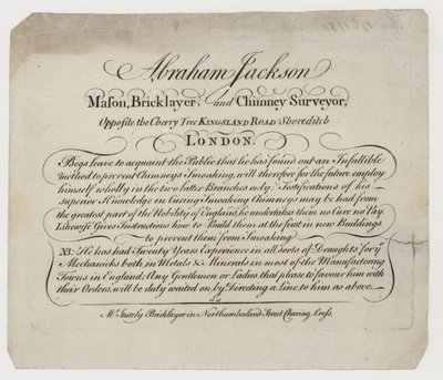 Mason, Abraham Jackson, byttekort av English School