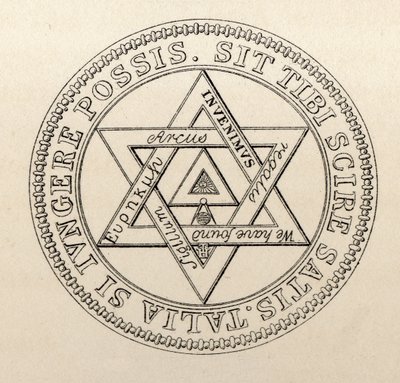 Frimurerisk segl av Grand Chapter of London, fra 
