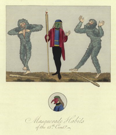 Maskeradevaner fra det 15. århundre av English School