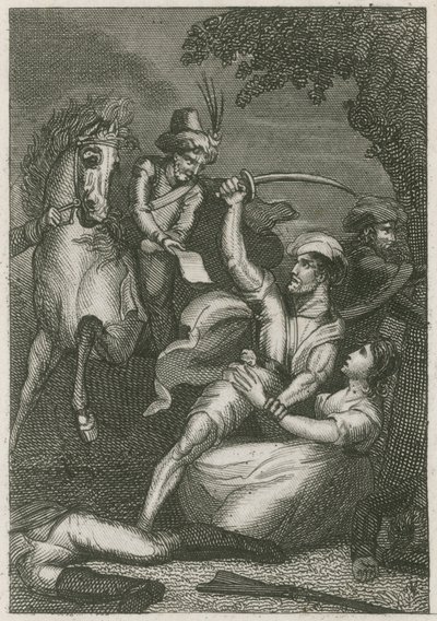 Massakren av den britiske garnisonen i Kandy, Ceylon, 1803 av English School