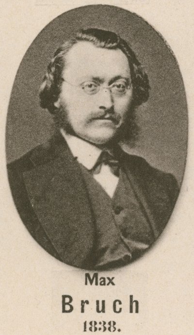 Max Bruch (gravering) av English School
