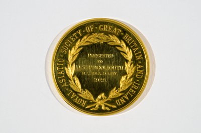 Medalje av John Pinches Medalists Ltd., 1928 (gull) (forsiden av 403548) av English School