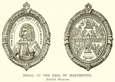 Medalje til jarlen av Manchester av English School