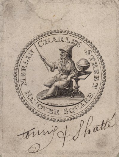 Medaljong merket Merlin Charles Street, Hanover Square; Milton F Tower av English School