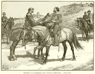 Møte mellom Garibaldi og Victor Emmanuel av English School