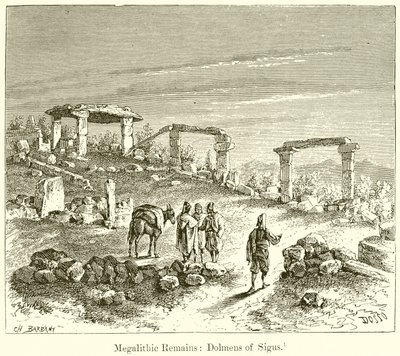 Megalithic Remains: Dolmens of Sigus av English School