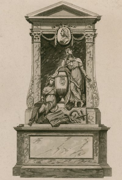 Minnesmerke for William Pulteney, Earl of Bath, Westminster Abbey, London av English School