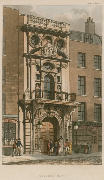 Mercers Hall, Cheapside, London av English School