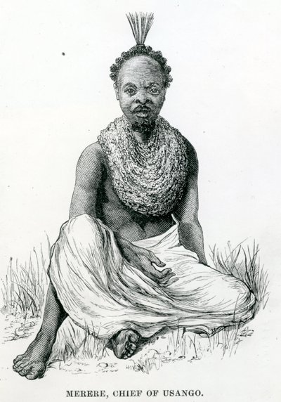 Merere, sjef for Usango fra "Reiser i Afrika" av English School