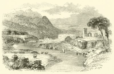 Merrick Abbey (gravering) av English School