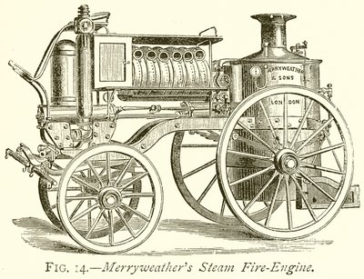 Merryweathers Steam Fire-Engine av English School