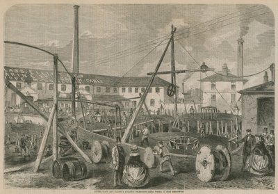 Mrs Glass and Elliotts Atlantic Telegraph Cable Works at East Greenwich av English School