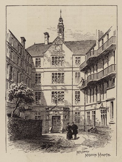 Mildmay misjonssykehus (gravering) av English School