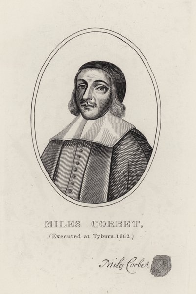Miles Corbet (gravering) av English School