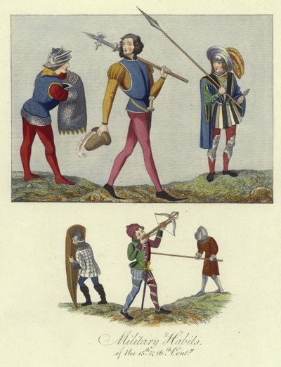 Militære vaner fra det 15. og 16. århundre av English School