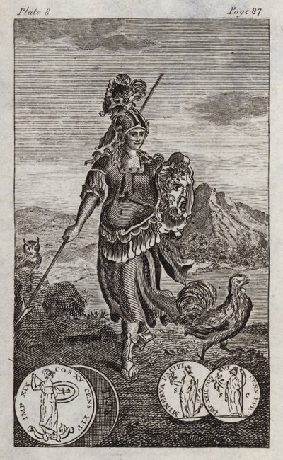 Minerva, eller Pallas (gravering) av English School